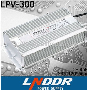 供應(yīng)LPV-300W-24V/12.5A 防水開(kāi)關(guān) 電源