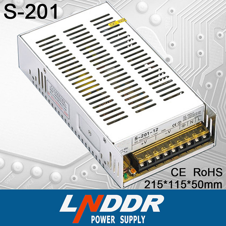 供應(yīng)S-201W-24V單路輸出 開(kāi)關(guān)電源 lled電源廠(chǎng)家 24V直流電源